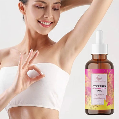 Hair Removal Moisturizing Soothing Oil Natural Cyperus Rotundus Gentle Depilating Oil for Hair Removal Moisturizing & Soothing